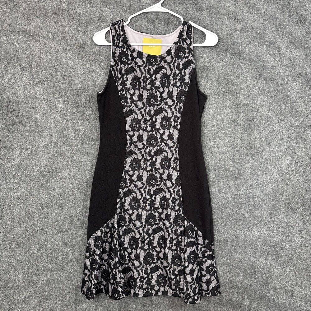 Maeve Anthropologie Sirena Dress Womens Size M Black Romantic Flirty